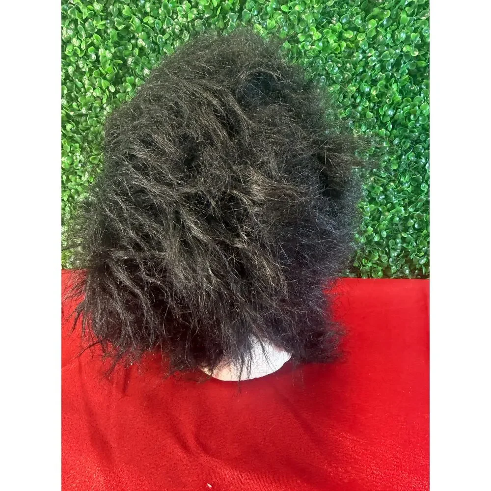 Full Head Gorilla Mask Latex Halloween Costume Realistic Synthetic Hair Flaw